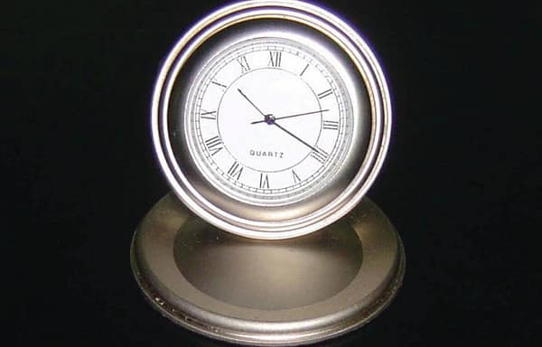 Solid Brass Round Clock